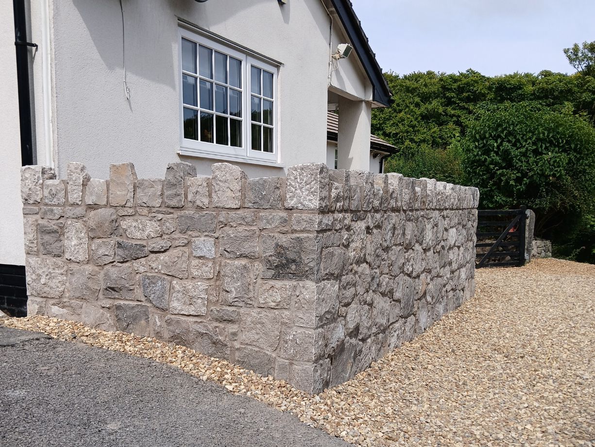 stacking stones layers for all cobbelstone wall layers